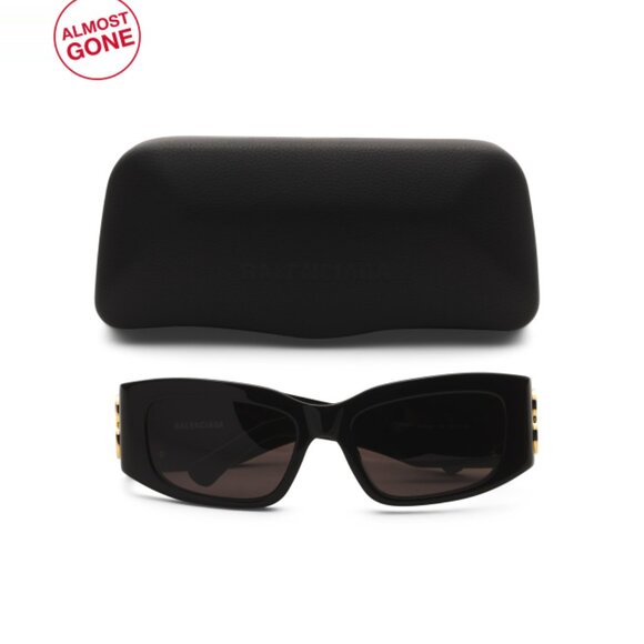 BALENCIAGA Black 56mm Square Sunglasses - Picture 1 of 2